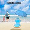 Kids Camping Chair Kids Beach Chair Portable Folding Chair Camping Chair with Sunshade Umbrella, 4 Colors (Color : Yellow) view 3