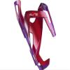 Elite Vico Glam Bottle Cage | Metal Red White Graphic | Lightweight Cycling Water Bottle Holder view 1