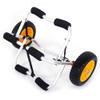 Volowoo Universal Kayaks Cart, Canoe Carrier Trolley, Foldable Dolly Fishing Accessories for Kayak, Canoe, Float Mats, Jon Boat, Heavy Duty Aluminum (Tube Thickness: 1.5mm, A) view 1