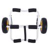 Volowoo Universal Kayaks Cart, Canoe Carrier Trolley, Foldable Dolly Fishing Accessories for Kayak, Canoe, Float Mats, Jon Boat, Heavy Duty Aluminum (Tube Thickness: 1.5mm, A) view 4