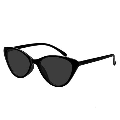 oriopxic Cat Eye Polarized Distance Glasses Womens -4.00 Outdoor Nearsighted Glasses Driving Myopia Glasses, Black/Polarized