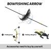 6/12Pcs Bow Fishing Arrows 8mm Fiberglass Arrow with Nock and Safety Slide Fishing Arrows for Outdoor Hunting Fishing (12PCS) view 4