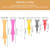 BESPORTBLE 180pcs Plastic Golf Spikes Golf Ball Tee Holder Reusable Tees Brush Supplies view 2