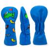 Barudan Golf Driver Head Cover 460cc, Blue Birdie Golf Driver Headcover for Men Golfer, Synthetic Leather Golf Club Protective Case view 2
