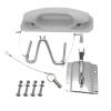 Akoleyer Boat 304 Stainless Steel Insta-Lock Quick Davits Replacement Set with Handle Pad view 1