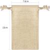 JIAKAI Pack of 30pcs 3x3.7Inch Double Drawstring Cotton Cloth Bag for Small Jewelry Bracelet Beads Spice Gift Bags view 2