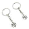 5 Pieces Keychain Keyring Door Car Key Chain Ring Tag Charms Supplies W9DR5B Chrysanthemum Daisy Flower view 1