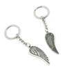 5 Pieces Keychain Keyring Door Car Key Chain Ring Tag Charms Supplies X8XZ4C Angel Wings view 1