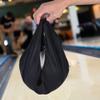 HERCHR Bowling Ball Seesaw Cleaner Towel, Portable Bowling Ball Polisher See Saws Ball Cleaner Holder Bag Washable Bowlings Accessories (Black) view 4