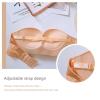 Invisible Strapless Bras for Women Push Up Seamless Bandeau Bra Wireless Half Bras Backless Dresses Lingerie (Color : Black, Size : 80/36C) view 4