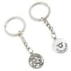 10 Pieces Keychain Keyring Door Car Key Chain Ring Tag Charms Supplies D1FU0D Taurus Tag view 1