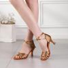 RUYBOZRY Women's Latin Dance Shoes Salsa Ballroom Performance Professional Practice Dancing Shoes, 802QB-7.5,Beige,US 7.5 view 4