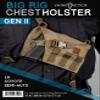 VTAC Big RIG, GEN II (Chest Rig for Optics) (Left Hand, Auto, Coyote) view 1