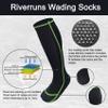 Riverruns Wading Socks, Neoprene Wet-suit Wader socks for Men and Women Outdoor Fishing, Surfing, Wakeboarding (Black,M) view 3