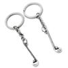 10 Pieces Keychain Keyring Door Car Key Chain Ring Tag Charms Supplies T3CA1D Golf Clubs view 1