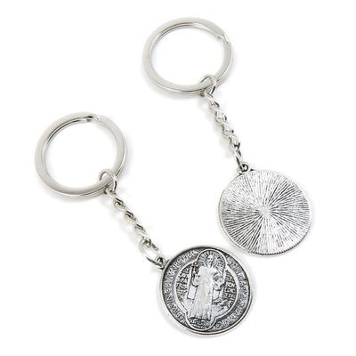 5 Pieces Keychain Keyring Door Car Key Chain Ring Tag Charms Supplies Y5JC3P CSSML NDSMD Cross