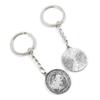 5 Pieces Keychain Keyring Door Car Key Chain Ring Tag Charms Supplies Y5JC3P CSSML NDSMD Cross view 1