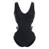 Mommy and Me Swimsuits Family Matching Swimsuit for Mom and Daughter Bathing Suits for Girls Toddler Kids Teen Women Swimwear Suit Bikini Set One Piece Monokini Outfit Black + White Cow Small view 4
