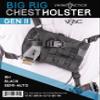 VTAC Big RIG, GEN II Holster, (Chest Rig for Optics) (Right Hand, Auto, Black) view 1