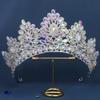 Beaupretty Outfits for Girls Crown for Wedding Alloy Rhinestone Crown Decorative Headpiece view 4