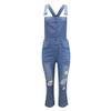 Jeans for Women Stretch Denim Casual Washed Rompers Overalls Bib Jumpsuits Ripped Denim Jeans Women's Women's Jeans H view 3