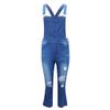 Jeans for Women Stretch Denim Casual Washed Rompers Overalls Bib Jumpsuits Ripped Denim Jeans Women's Women's Jeans H view 3