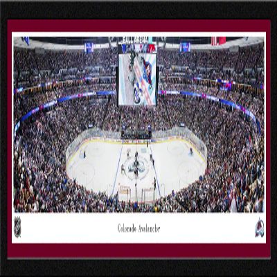 Colorado Avalanche - 42x15.5-inch Single Mat, Select Framed NHL Picture by Blakeway Panoramas