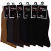 3 Pairs Mens Classic Dress Socks Calf Casual Fashion Crew Solid Multicolor 10-13 view 1
