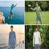 INGEAR Mens UPF 50+ Sun Hoodie  Lightweight UV Protection Shirt with Pocket, Quick-Dry SPF Rashguard for Fishing, Running, Hiking & Swimming Electric Blue view 4