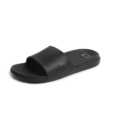 Reef Oasis Slide Mens Waterproof Slide Sandal, Lightweight and Flexible, Arch Support, Black, 9