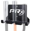 PRx Performance Three Barbell Storage Wall Mounted Hanging 3 Bar Holder USA Made American Black Powder Coated Space Saving Commercial or Home Gym Workout Fitness Equipment Garage Accessory Rack view 1