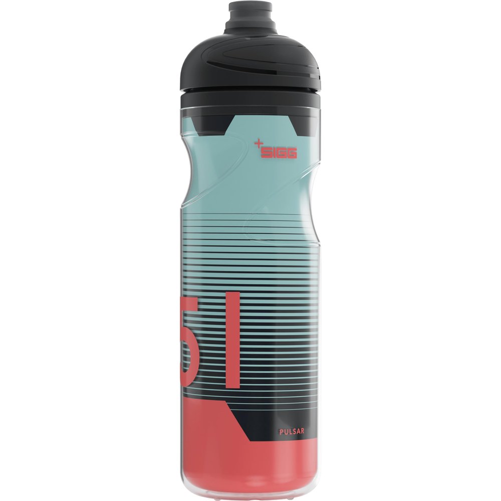 SIGG - Soft Bike Water Bottle - Pulsar Therm Frost - Insulated - Squeezable - Dishwasher Safe - Lightweight - Leakproof - BPA Free - Sports Bottle with SureSnap Valve - Pink - Aqua - 22 Oz