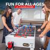 GoSports 48 Inch Game Room Size Foosball Table - Includes 4 Balls and 2 Cup Holders  Black, Oak, or White view 4