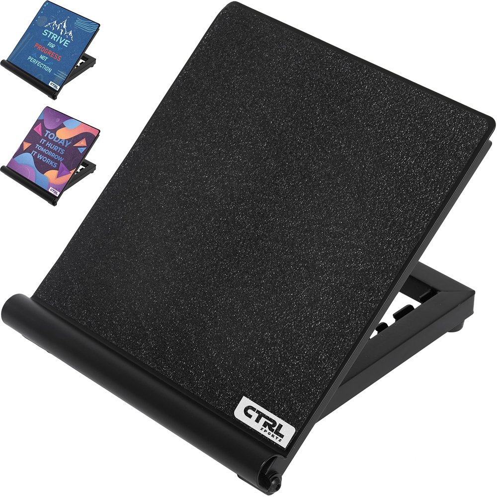 CTRL Sports Calf Stretcher Slant Board - Adjustable Slant Board for Calf Stretching, Non-Slip Foot Incline Board - Portable Stretch Board Equipment for Ankle, Achilles Tendon, Knee, Posture Exercise
