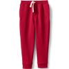 Lands' End Uniform Coed Kids Jogger Sweatpants Red Kids X-Large view 1