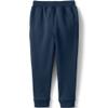 Lands' End Uniform Coed Kids Jogger Sweatpants Classic Navy Kids XX-Large view 3