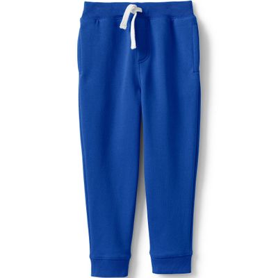 Lands' End Uniform Coed Kids Jogger Sweatpants Cobalt Kids XX-Large
