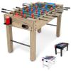 GoSports 48 Inch Game Room Size Foosball Table - Includes 4 Balls and 2 Cup Holders  Black, Oak, or White view 1