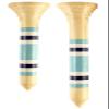 2-3/4" Nova Bamboo Tees Blue/White/Navy Stripe view 2