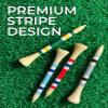 2-3/4" Nova Bamboo Tees Blue/White/Navy Stripe view 4