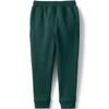 Lands' End Uniform Coed Kids Jogger Sweatpants Evergreen Kids X-Small view 2