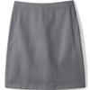 Lands' End Girls Plus Blend Chino Skort Top of Knee 8 Arctic Gray view 1