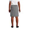 Lands' End Girls Plus Blend Chino Skort Top of Knee 8 Arctic Gray view 2