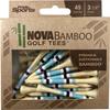 Nova Bamboo Golf Tees - 45 Count, 3-1/4 Inch - Blue/White/Navy Stripe view 1