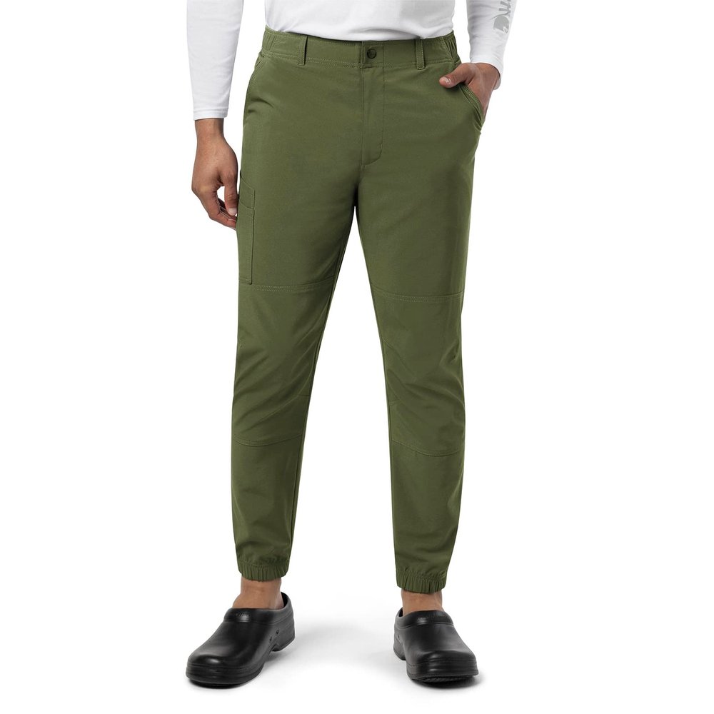 Carhartt Men's Micro Ripstop Cargo Jogger Pant, Basil, 2X Tall