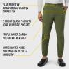 Carhartt Men's Micro Ripstop Cargo Jogger Pant, Basil, 2X Tall view 4