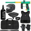 Action Village Empire Axe 2.0 Level 2 Protector Paintball Gun Package Kit (Dust Spearmint/Dust Gold, Glove Size: Large/X-Large)