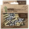 3-1/4" Nova Bamboo Tees Silver/White/Black Stripe view 1