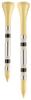 3-1/4" Nova Bamboo Tees Silver/White/Black Stripe view 3