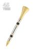 3-1/4" Nova Bamboo Tees Silver/White/Black Stripe view 4